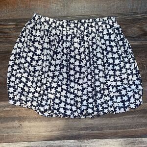 ✨Crewcuts by J Crew Navy & White Floral Bubble Skirt